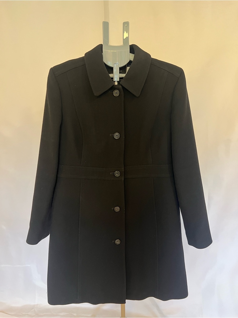 J. Crew Black Italian Wool Lady Day Coat
